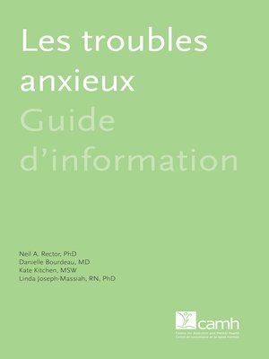 cover image of Les troubles anxieux